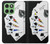 W1078 Poker Royal Straight Flush Case Cover Custodia e Flip Case per Motorola Edge 60