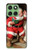 W1417 Santa Claus Merry Xmas Case Cover Custodia e Flip Case per Motorola Edge 60