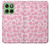 W2213 Pink Leopard Pattern Case Cover Custodia e Flip Case per Motorola Edge 60