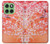 W2543 Japanese Kimono Style Flower Pattern Case Cover Custodia e Flip Case per Motorola Edge 60