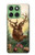 W2841 Vintage Reindeer Christmas Case Cover Custodia e Flip Case per Motorola Edge 60