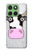 W3257 Cow Cartoon Case Cover Custodia e Flip Case per Motorola Edge 60