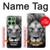W3372 Lion Face Case Cover Custodia e Flip Case per Motorola Edge 60