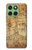 W3868 Aircraft Blueprint Old Paper Case Cover Custodia e Flip Case per Motorola Edge 60