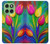 W3926 Colorful Tulip Oil Painting Case Cover Custodia e Flip Case per Motorola Edge 60
