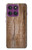 W0599 Wood Graphic Printed Case Cover Custodia e Flip Case per Motorola Edge 60 Pro