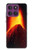 W0745 Volcano Lava Case Cover Custodia e Flip Case per Motorola Edge 60 Pro