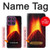 W0745 Volcano Lava Case Cover Custodia e Flip Case per Motorola Edge 60 Pro