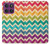 W2362 Rainbow Colorful Shavron Zig Zag Pattern Case Cover Custodia e Flip Case per Motorola Edge 60 Pro