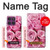 W2943 Pink Rose Case Cover Custodia e Flip Case per Motorola Edge 60 Pro