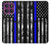 W3244 Thin Blue Line USA Case Cover Custodia e Flip Case per Motorola Edge 60 Pro