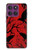 W3325 Crow Black Blood Tree Case Cover Custodia e Flip Case per Motorola Edge 60 Pro