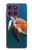 W3899 Sea Turtle Case Cover Custodia e Flip Case per Motorola Edge 60 Pro