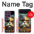 W3971 Cat Painted Color Case Cover Custodia e Flip Case per Motorola Edge 60 Pro