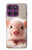 W3979 Cute Baby Pig Case Cover Custodia e Flip Case per Motorola Edge 60 Pro
