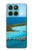W0844 Bora Bora Island Case Cover Custodia e Flip Case per Motorola Edge 60 Fusion