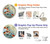 W1654 Koi Carp Fish Art Painting Case Cover Custodia e Flip Case per Motorola Edge 60 Fusion