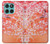 W2543 Japanese Kimono Style Flower Pattern Case Cover Custodia e Flip Case per Motorola Edge 60 Fusion