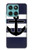 W2758 Anchor Navy Case Cover Custodia e Flip Case per Motorola Edge 60 Fusion