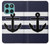 W2758 Anchor Navy Case Cover Custodia e Flip Case per Motorola Edge 60 Fusion
