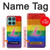 W2900 Rainbow LGBT Lesbian Pride Flag Case Cover Custodia e Flip Case per Motorola Edge 60 Fusion