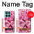 W2943 Pink Rose Case Cover Custodia e Flip Case per Motorola Edge 60 Fusion