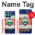 W3003 Costa Rica Football Case Cover Custodia e Flip Case per Motorola Edge 60 Fusion