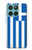 W3102 Flag of Greece Case Cover Custodia e Flip Case per Motorola Edge 60 Fusion