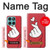 W3701 Mini Heart Love Sign Case Cover Custodia e Flip Case per Motorola Edge 60 Fusion