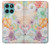 W3705 Pastel Floral Flower Case Cover Custodia e Flip Case per Motorola Edge 60 Fusion