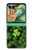 W0358 Clover Lucky Leaf Case Cover Custodia e Flip Case per Motorola Razr 60, Razr 2025