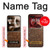 W0542 Rust Texture Case Cover Custodia e Flip Case per Motorola Razr 60 Ultra, Razr Ultra 2025
