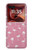W2858 Pink Flamingo Pattern Case Cover Custodia e Flip Case per Motorola Razr 60 Ultra, Razr Ultra 2025