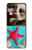 W3428 Aqua Wood Starfish Shell Case Cover Custodia e Flip Case per Motorola Razr 60 Ultra, Razr Ultra 2025