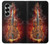W0864 Fire Violin Case Cover Custodia e Flip Case per Samsung Galaxy Z Fold 7