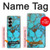 W2685 Aqua Turquoise Gemstone Graphic Printed Case Cover Custodia e Flip Case per Samsung Galaxy Z Fold 7