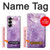 W2690 Amethyst Crystals Graphic Printed Case Cover Custodia e Flip Case per Samsung Galaxy Z Fold 7