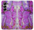 W2907 Purple Turquoise Stone Case Cover Custodia e Flip Case per Samsung Galaxy Z Fold 7