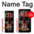 W3848 United Kingdom Flag Skull Case Cover Custodia e Flip Case per Samsung Galaxy Z Fold 7
