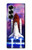 W3913 Colorful Nebula Space Shuttle Case Cover Custodia e Flip Case per Samsung Galaxy Z Fold 7