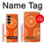 W3946 Seamless Orange Pattern Case Cover Custodia e Flip Case per Samsung Galaxy Z Fold 7
