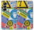 W3960 Safety Signs Sticker Collage Case Cover Custodia e Flip Case per Samsung Galaxy Z Fold 7
