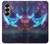 W3982 Dream Whale Colorful Nebula Case Cover Custodia e Flip Case per Samsung Galaxy Z Fold 7