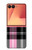 W3091 Pink Plaid Pattern Case Cover Custodia e Flip Case per Samsung Galaxy Z Flip 7
