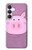 W3269 Pig Cartoon Case Cover Custodia e Flip Case per Samsung Galaxy S25 FE
