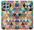 W3049 Triangles Vibrant Colors Case Cover Custodia e Flip Case per Motorola Moto G56