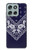 W3357 Navy Blue Bandana Pattern Case Cover Custodia e Flip Case per Motorola Moto G56