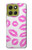 W2214 Pink Lips Kisses Case Cover Custodia e Flip Case per Motorola Moto G86 W2214 Pink Lips Kisses Case Cover Custodia e Flip Case per Motorola Moto G86