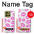 W2214 Pink Lips Kisses Case Cover Custodia e Flip Case per Motorola Moto G86 W2214 Pink Lips Kisses Case Cover Custodia e Flip Case per Motorola Moto G86