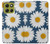 W3009 Daisy Blue Case Cover Custodia e Flip Case per Motorola Moto G86